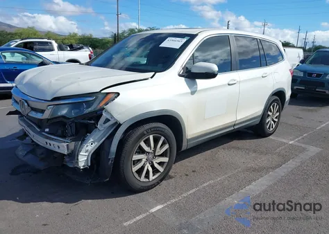 2019 Honda Pilot Ex-L z USA, uszkodzony, nr VIN 5FNYF5H55KB030064